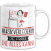 Musikverlegerin Geschenk Tasse Becher Die Frau Die Allen Kann Geschenkidee für eine Musikverlegerin Lustig Weiß Trendation
