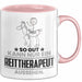 Reittherapeut Geschenk Tasse So Gut Kann Nur Ein Reittherapeut Aussehen Geschenkidee Kaffee-Becher Rosa Trendation