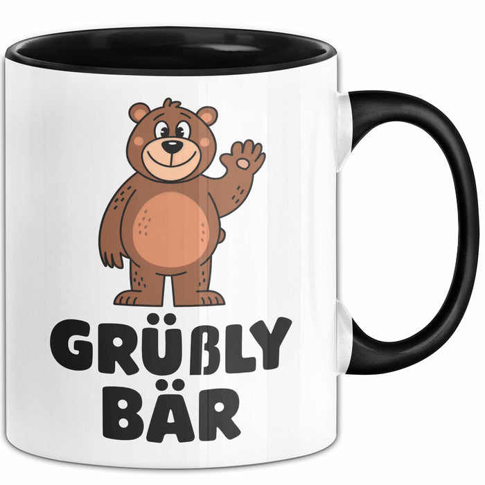 Bär Tierliebhaber Tasse Geschenk Lustige Geschenkidee Spruch Grüßly Bär Trendation