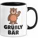 Bär Tierliebhaber Tasse Geschenk Lustige Geschenkidee Spruch Grüßly Bär Trendation