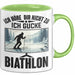 Biathlon Tasse Geschenk Wintersport Geschenke Ich Höre Dir Nicht Zu Ich Gucke Biathlon Grün Trendation