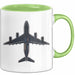 Flughafenmitarbeiter Tasse Geschenkidee für Crew Mitglied Grün Trendation
