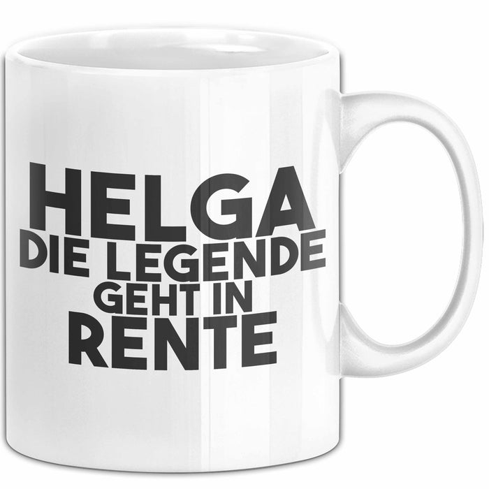 Helga Tasse Helga – Die Legende Geht In Rente Geschenk