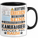 Kanufahrer Geschenk Tasse Lustiger Spruch Erheben Sie Sich Der Kanufahrer Betritt den Raum Schwarz Trendation