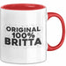 Britta Tasse Original 100% Britta Geschenk Rot Trendation