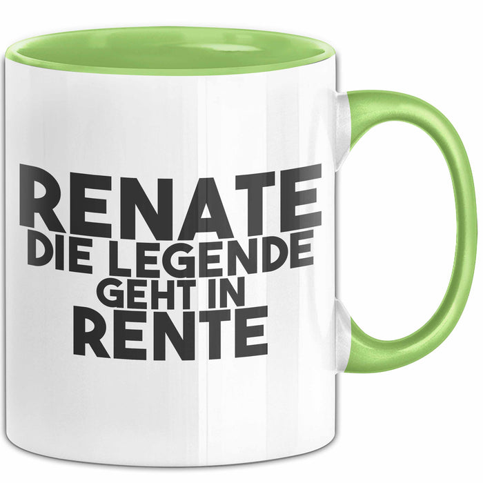 Renate Tasse Renate – Die Legende Geht In Rente Geschenk
