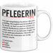 Pflege Krankenschwester Wertschätzung Tasse Geschenk Lustige Geschenkidee Spruch Pflegerin Weiß Trendation