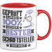 Schriftsteller Geschenk Lustiger Spruch für Schriftsteller Geschenkidee Bester Schriftsteller Der Welt Rot Trendation