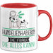 Hundeliebhaberin Geschenk Tasse Becher Die Frau Die Allen Kann Geschenkidee für eine Hundeliebhaberin Lustig Rot Trendation