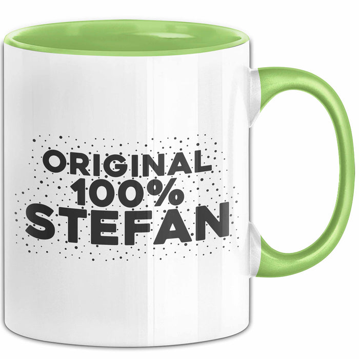 Stefan Tasse Original 100% Stefan Geschenk Grün Trendation