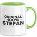 Stefan Tasse Original 100% Stefan Geschenk Grün Trendation
