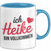 Heike Tasse Geschenk Ich Bin Vollkommen Heike Geschenkidee Geburtstag Blau Trendation