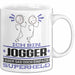 Jogger Geschenk Tasse Ich Bin Jogger Aber Sag Doch Einfach Superheld Lustige Geschenkdiee für Jogger Kaffee-Becher Weiß Trendation
