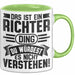 Richter Tasse Geschenk Das Ist Ein Richter Ding Du Würdest Es Nicht Verstehen Becher Jura Grün Trendation