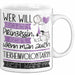 Tierheimvolontärin Tasse Geschenk Spruch Wer Will Schon Prinzessin Sein Wenn Man Auch Tierheimvolontärin Sein Kann Weiß Trendation