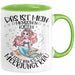 Meerjungfrau Geschenk Tasse Mädchen Das Ist Mein Menschen Kostüm In Echt Bin Ich Eine Meerjungfrau Nixe Geschenkidee Mädels Kaffee-Becher Grün Trendation