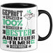 Abenteuerfilmer Geschenk Lustiger Spruch für Abenteuerfilmer Geschenkidee Bester Abenteuerfilmer Der Welt Schwarz Trendation