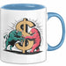 Börsenhändler Tasse Geschenkidee für Wall Street Fans Blau Trendation