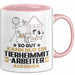 Tierheimmitarbeiter Geschenk Tasse So Gut Kann Nur Ein Tierheimmitarbeiter Aussehen Geschenkidee Kaffee-Becher Rosa Trendation