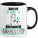 Hundebesitzerin Tasse Geschenk Becher Stark Attraktiv Furchtlos Hundebesitzerin Lustige Geschenkidee Trendation