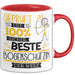 Beste Bogenschützin Der Welt Tasse Geschenk für Eine Bogenschützin Geprüft Und Sicher Geschenkidee Geburtstag Weihnachten Rot Trendation