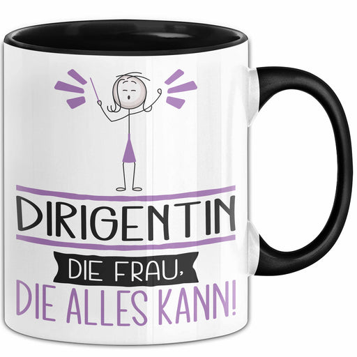 Dirigentin Geschenk Tasse Becher Die Frau Die Allen Kann Geschenkidee für eine Dirigentin Lustig Trendation