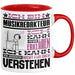 Musikredakteur Geschenk Tasse Lustige Geschenkdiee für einen Musikredakteur Geburtstag Ich Bin Musikredakteur Ich Kann Es Dir Erklären Aber Nicht Für Dich Verstehen Rot Trendation