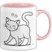 Katzen Tierliebhaber Tasse Geschenk Lustige Geschenkidee Spruch Rosa Trendation