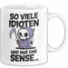 Sensenmann Tasse Geschenk Lustige Geschenkidee Spruch So Viele Idioten Und Nur 1 Sense Weiß Trendation