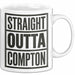 Direkt aus Compton Tasse Geschenk Lustige Geschenkidee Spruch Direkt aus Compton Weiß Trendation