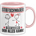 Stiefschwager Tasse Geschenk für Stiefschwager Der Mann Der Alles Kann Geschenkidee zum Geburtstag Rosa Trendation