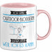 Outdoor-Bloggerin Tasse Geschenk Ich Bin Outdoor-Bloggerin Warum Weil Ich Es Kann Geschenkidee Geburtstag Rosa Trendation