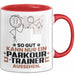 Parkour-Trainer Geschenk Tasse So Gut Kann Nur Ein Parkour-Trainer Aussehen Geschenkidee Kaffee-Becher Rot Trendation
