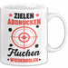 Sportschütze Tasse Geschenk Spruch Geschenkidee Geburtstag Zielen Abdrücken Fluchen Wiederholen Weiß Trendation