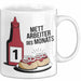 Metzger Tasse Geschenk Mett Arbeiter Des Monats Geschenkidee Lustig Beruf Weiß Trendation