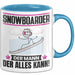 Snowboarder Tasse Geschenk für Snowboarder Der Mann Der Alles Kann Geschenkidee zum Geburtstag Blau Trendation