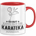 Karateka Geschenk Tasse So Gut Kann Nur Ein Karateka Aussehen Geschenkidee Kaffee-Becher Rot Trendation