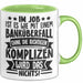 Kollegen Tasse Geschenk Im Job Ist Es Wie Mit Einem Banküberfall Ohne Die Richtigen Komplizen Wird Das Nichts Kaffee-Becher Grün Trendation