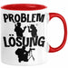 Fotograf Tasse Geschenk für Fotograf Männer Geschenkidee Problem und Lösung Fotografieren Rot Trendation