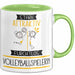 Volleyballspielerin Tasse Geschenk Becher Stark Attraktiv Furchtlos Volleyballspielerin Lustige Geschenkidee Grün Trendation