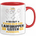Laufgruppenleiter Geschenk Tasse So Gut Kann Nur Ein Laufgruppenleiter Aussehen Geschenkidee Kaffee-Becher Rot Trendation