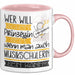 Musikschülerin Tasse Geschenk Spruch Wer Will Schon Prinzessin Sein Wenn Man Auch Musikschülerin Sein Kann Rosa Trendation