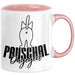 Katzen Tasse Pauschal Dagegen Katze Katzenliebhaber Kater Geschenk Miau Katzenbesitzerin Geschenkidee Humor Kaffee-Becher Rosa Trendation
