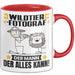 Wildtierfotograf Tasse Geschenk für Wildtierfotograf Der Mann Der Alles Kann Geschenkidee zum Geburtstag Rot Trendation