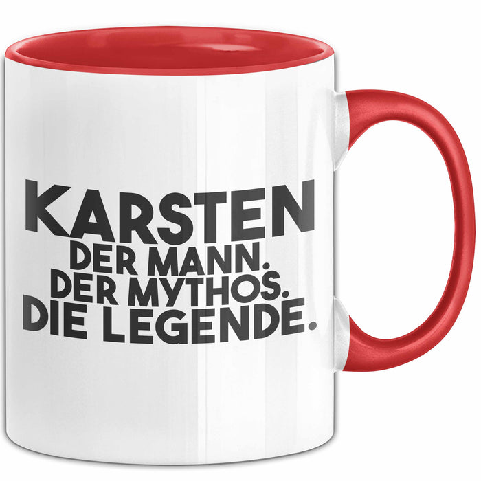 Karsten Tasse Karsten – Der Mann. Der Mythos. Die Legende. Geschenk