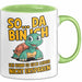 Schildkröte Tierliebhaber Tasse Geschenk Lustige Geschenkidee Spruch So Da Bin Ich, Ich Kann Es Euch Leider Nicht Ersparen Grün Trendation