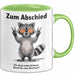 Büroarbeit Kollege Abschied Tasse Geschenk Lustige Geschenkidee Spruch Zum Abschied Für Einen Coolen Kollegen Grün Trendation