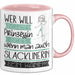 Slacklinerin Tasse Geschenk Spruch Wer Will Schon Prinzessin Sein Wenn Man Auch Slacklinerin Sein Kann Rosa Trendation