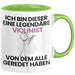 Violinist Geschenk Tasse Lustige Geschenkidee Geburtstag für Violinist Ich Bin Dieser Legendäre Violinist Von Dem Alle Geredet Haben Kaffee-Becher Grün Trendation