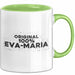 Eva-Maria Tasse Original 100% Eva-Maria Geschenk Grün Trendation